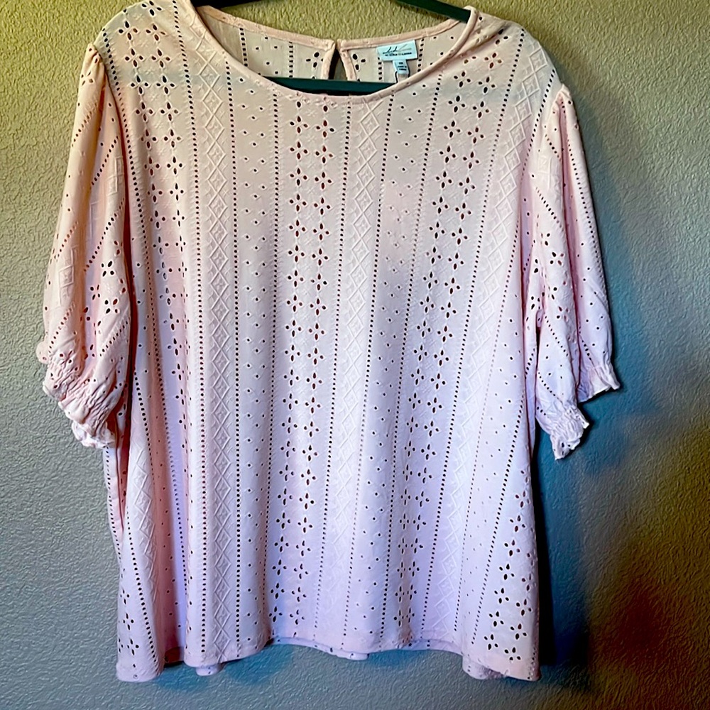 Pink Landa Curve Blouse